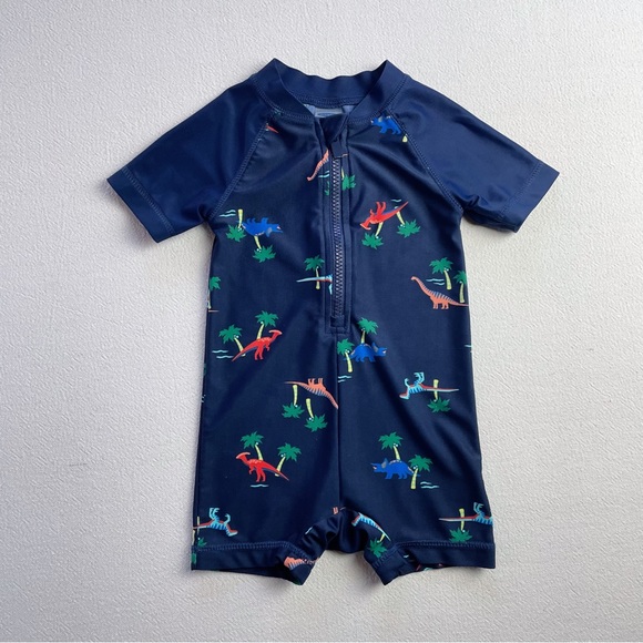 Old Navy Other - Old Navy | 6-12 M Baby Boy Dino Romper Swimsuit